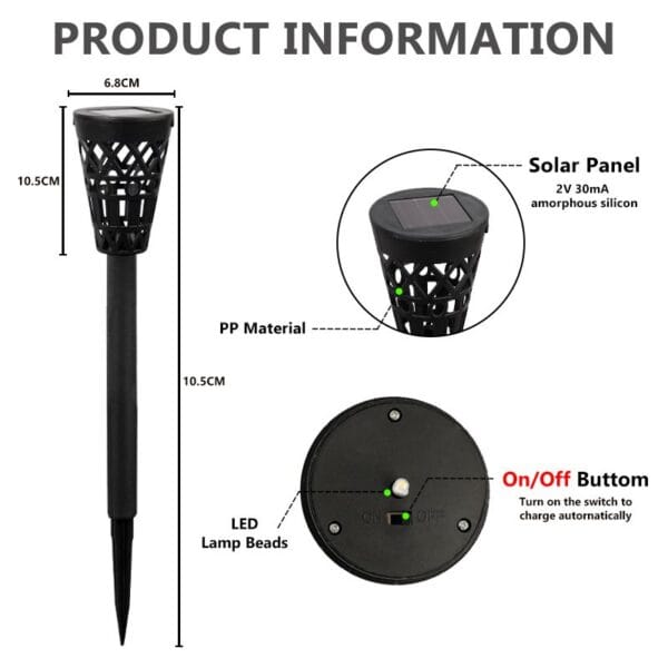 Set of 6 Cut-out Solar Light - Image 5
