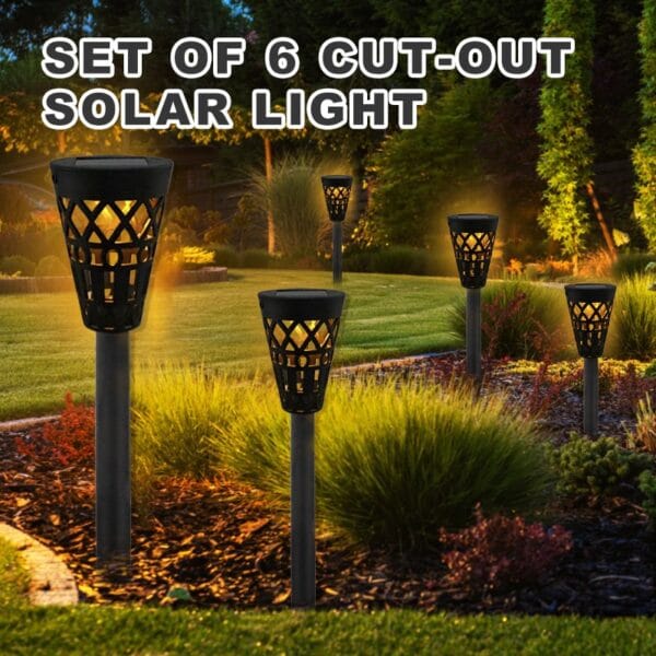 Set of 6 Cut-out Solar Light - Image 3