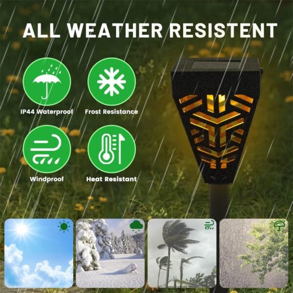 Set of 6pcs 2 in 1 Solar Stake Light - Image 4