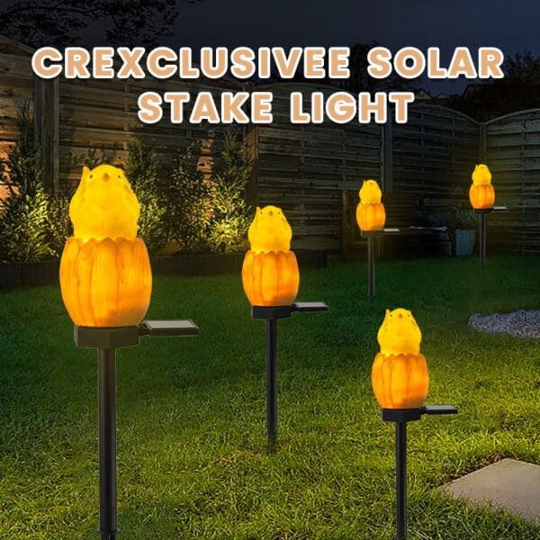 Resin Chick Solar Stake Light - Image 3