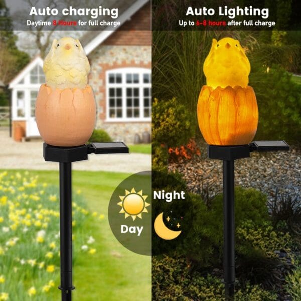 Resin Chick Solar Stake Light - Image 6