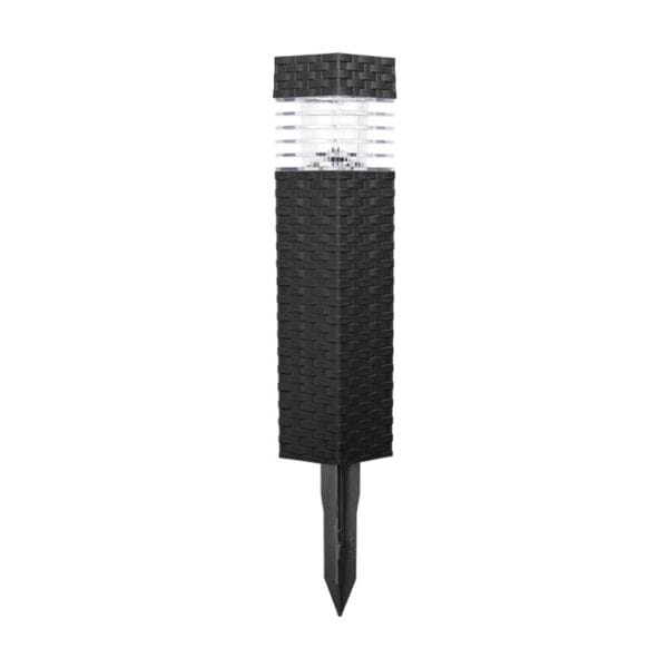 SM23427 Set of 2 Rattan Design Solar Stake Light