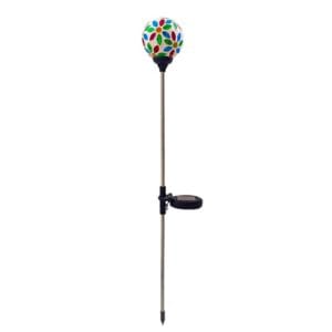 SM24013 Mosaic Flower Solar Stake Light