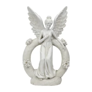 SM24268B 4LED Solar Fairy Statue