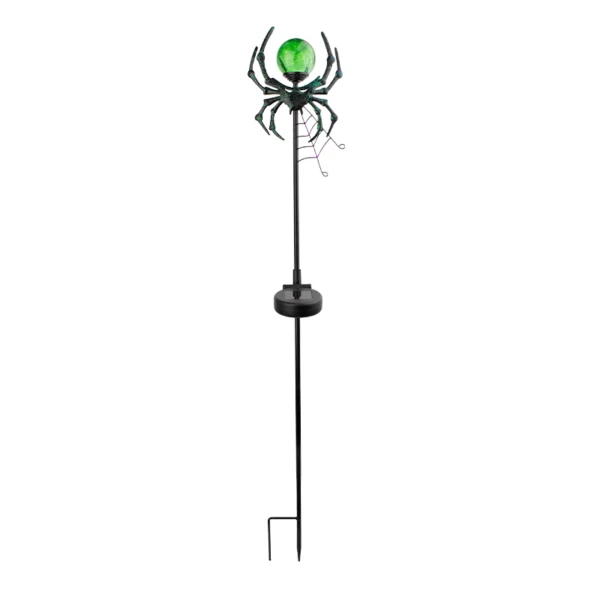 SM24458_Halloween_SolarSpider_Stake_Light_with_Glass_Ball