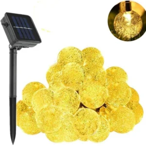 SM24553 50LED Bubble Ball Solar String Light