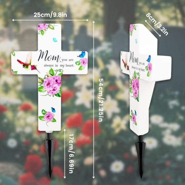 SM24557 Memorial Cemetery Cross Solar Stake Light (3)