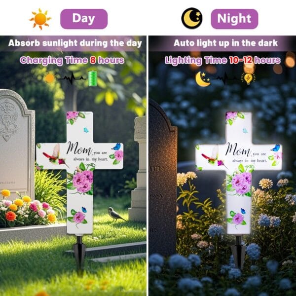 SM24557 Memorial Cemetery Cross Solar Stake Light (3)