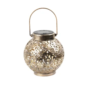 Hollow Out Solar Hanging Or Tabletop Lantern