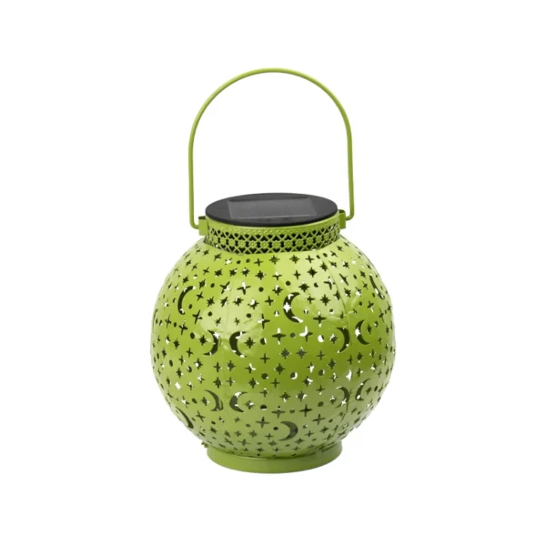 Moon Star Hollow Hanging Solar Lantern
