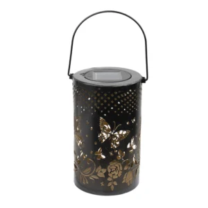 Hollow Out Butterfly Solar Hanging Lantern