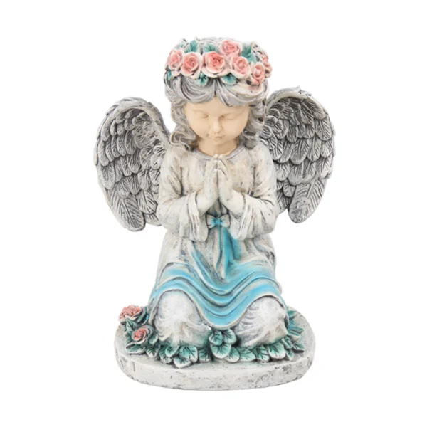 SM24893 Solar Garden Praying Angel Statue