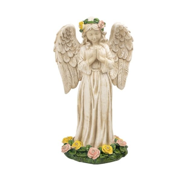 SM24894 Solar Garden Praying Angel Statue