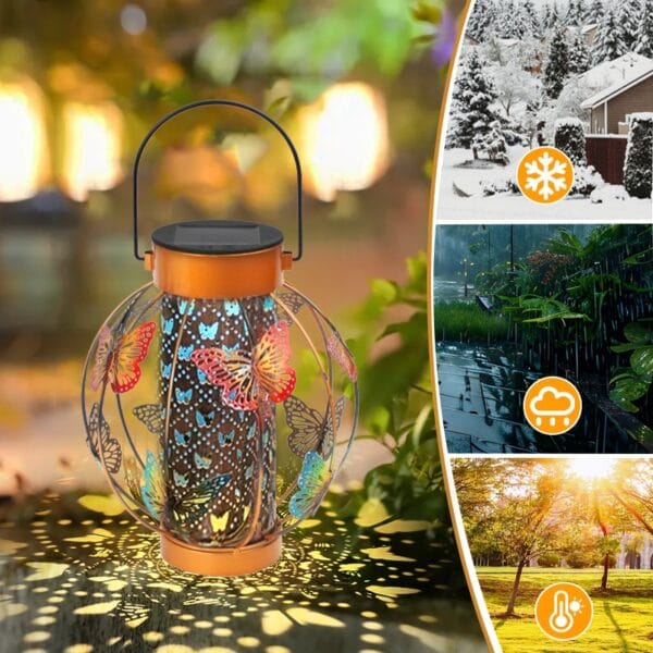 Decorative Butterfly Solar Lantern Light - Image 8