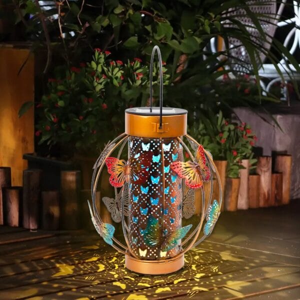 Decorative Butterfly Solar Lantern Light - Image 5