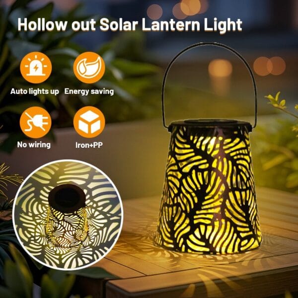 SM24913 Hollow out Solar Lantern Light (5)