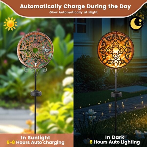 SM24914 Hollow out Solar Stake Light (3)