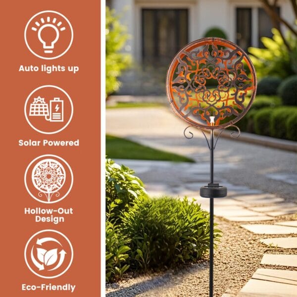 SM24914 Hollow out Solar Stake Light (4)