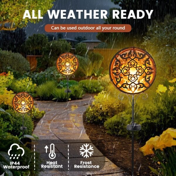 SM24914 Hollow out Solar Stake Light (5)