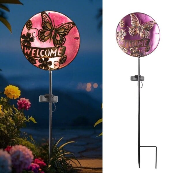 SM24915 Butterfly Solar Stake Light (2)