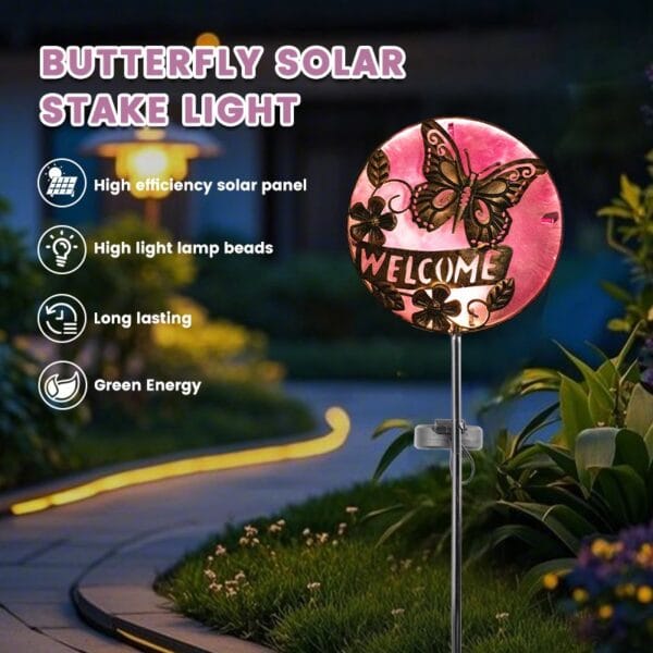SM24915 Butterfly Solar Stake Light (5)