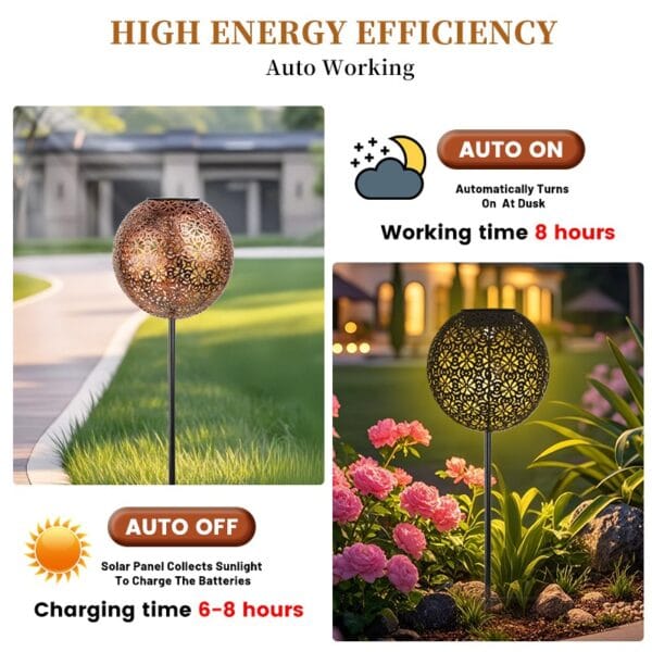 SM24921 Hollow out Solar Stake Light (4)