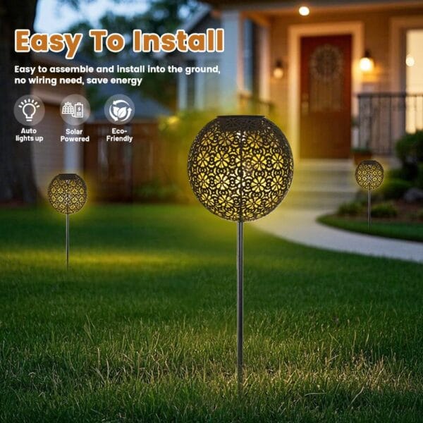 SM24921 Hollow out Solar Stake Light (5)