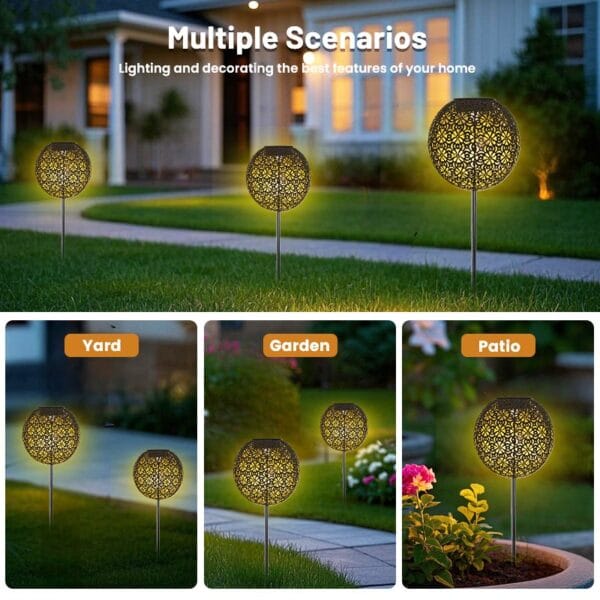 SM24921 Hollow out Solar Stake Light (7)