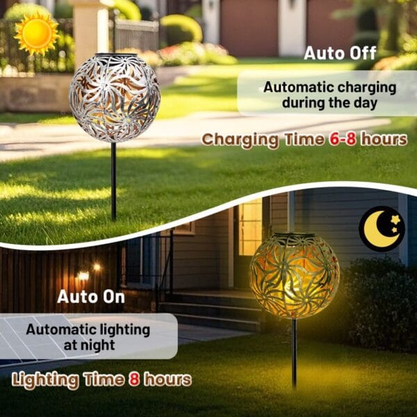 SM24922 Hollow out Solar Stake Light (4)