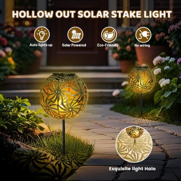 SM24922 Hollow out Solar Stake Light (5)