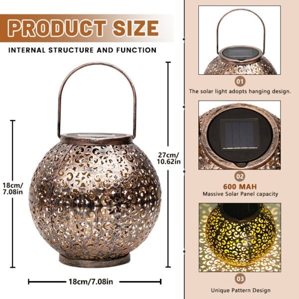 Daisy solar hanging light - Image 4