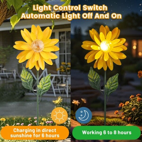 SM24935Chrysanthemum Solar Lamp (4)