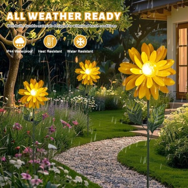 SM24935Chrysanthemum Solar Lamp (6)
