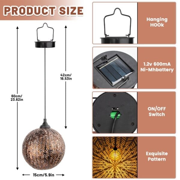 SM24937 Wheat Hollow Hanging Solar Lamp (3)