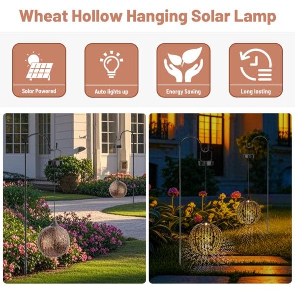 SM24937 Wheat Hollow Hanging Solar Lamp (5)