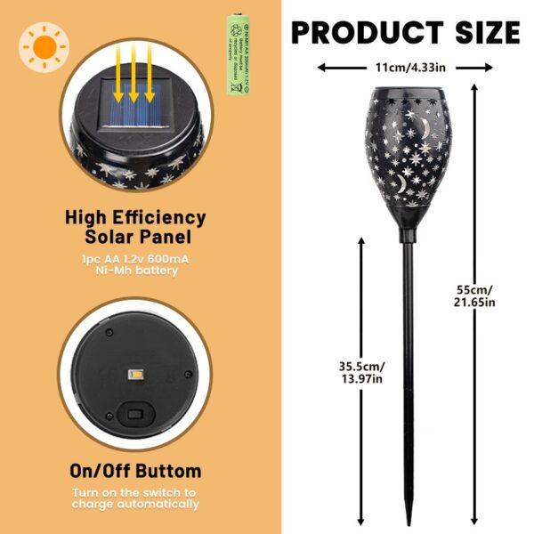SM24941 Starry Sky Solar Pile Light (3)