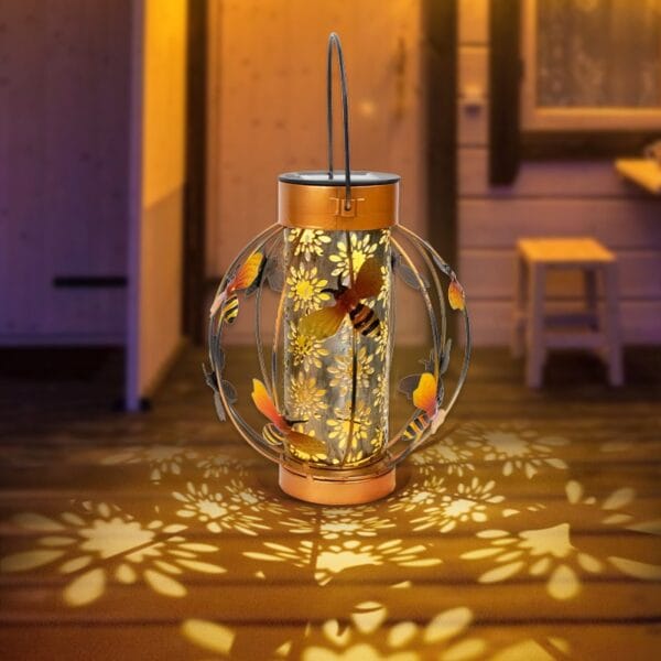 SM24951 Decorative Bee Solar Lantern Light (7)