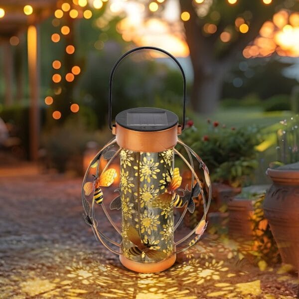 Decorative Bee Solar Lantern Light - Image 7