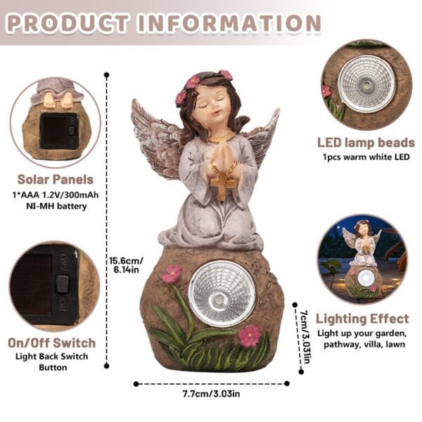 SM24958 Solar Garden Decorative Statues (3)