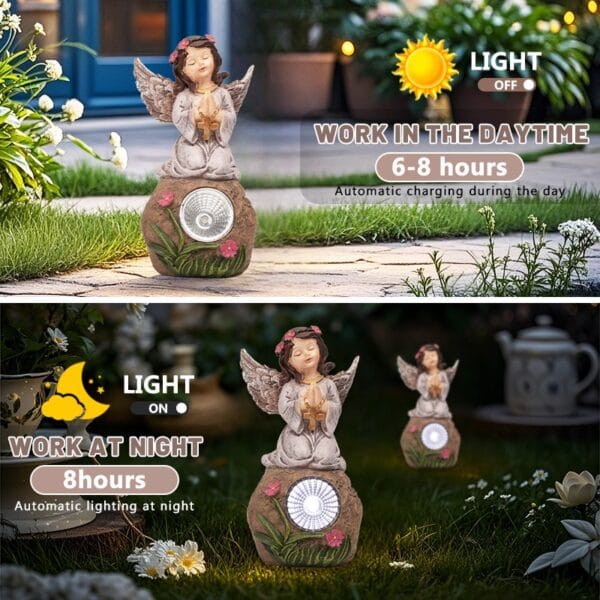 SM24958 Solar Garden Decorative Statues (4)