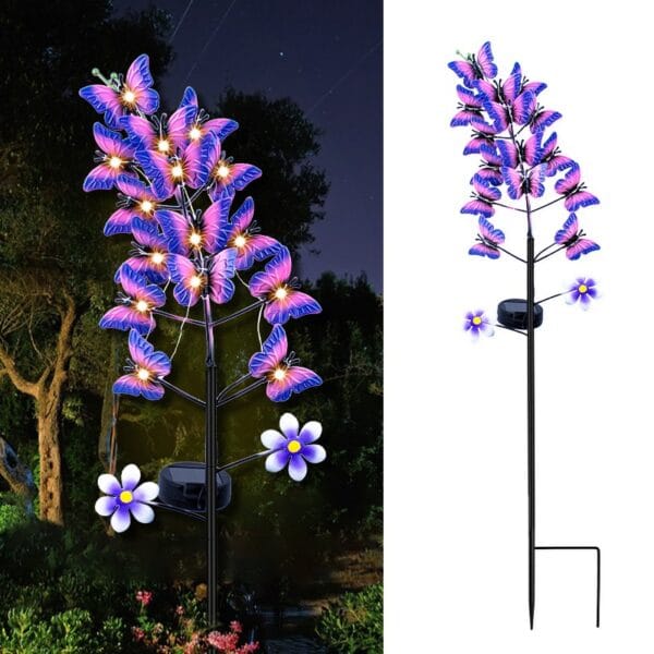 15LED Butterfly Solar Stake Light - Image 8