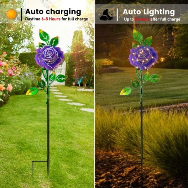 Flower Solar Stake Light - Image 5
