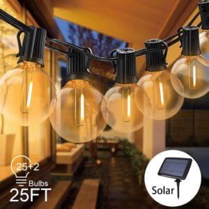 SM20322 10Bulbs G40 Solar String Light