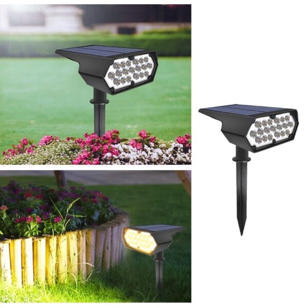 19LED Solar Garden Stake Light - Image 8