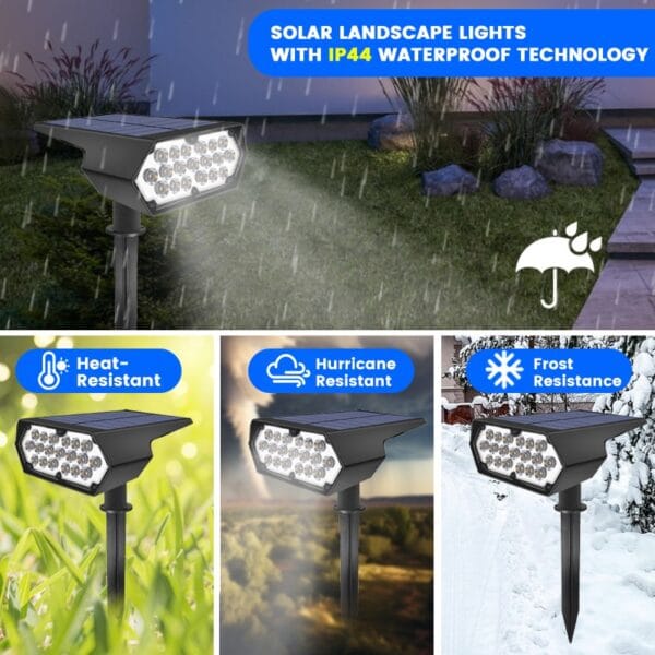 19LED Solar Garden Stake Light - Image 4