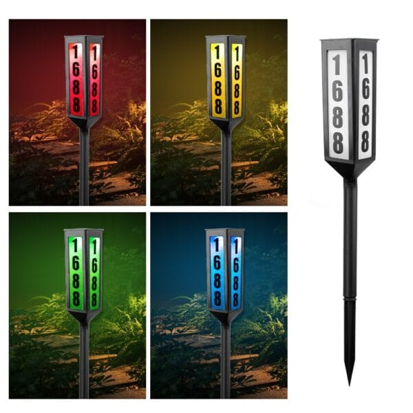 House Number Solar Stake Light - Image 6
