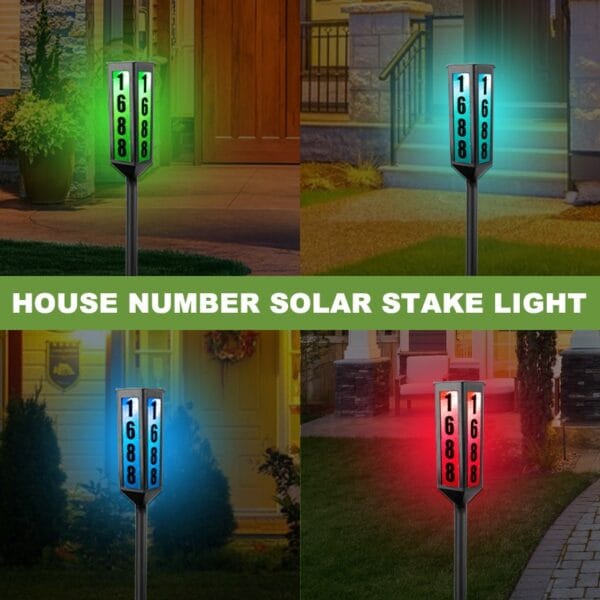 House Number Solar Stake Light - Image 3