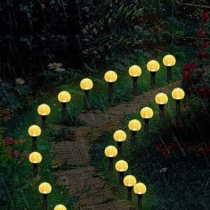 SM221147 20LED Solar Bubble String Light