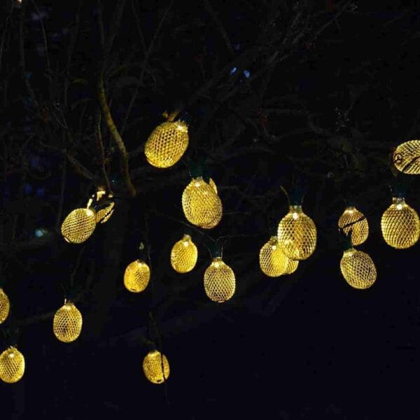 SM221217 Pineapple Solar String Light