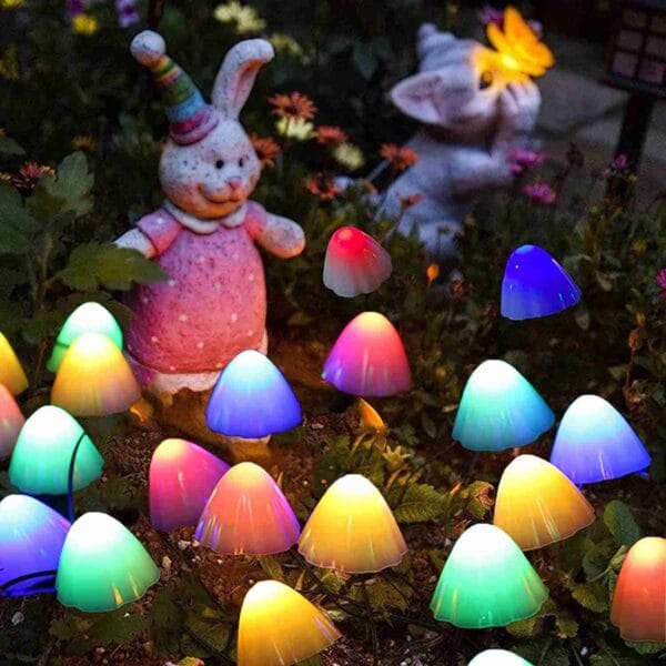 SM22528 20LED Mushroom Solar String Light